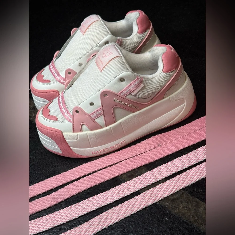 Naked Wolfe Slider Platform Sneakers – Size 8 - Picture 1 of 16